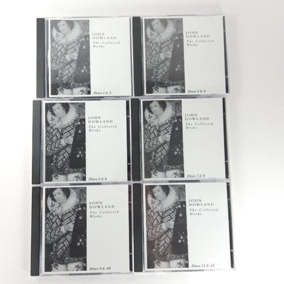 John Dowland Collected Works The Consort of Musicke Anthony Rooley 12 CD Set - Picture 5 of 9